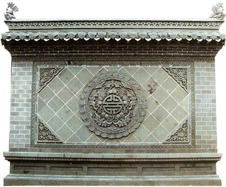 仿古磚雕影壁墻